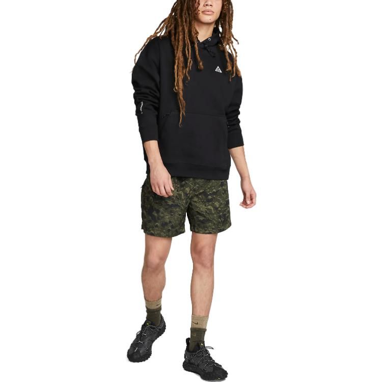 Nike ACG Therma-FIT Fleece Pullover Hoodie 'Black' DZ3392-010 sold by KicksCrew product image thumbnail 3