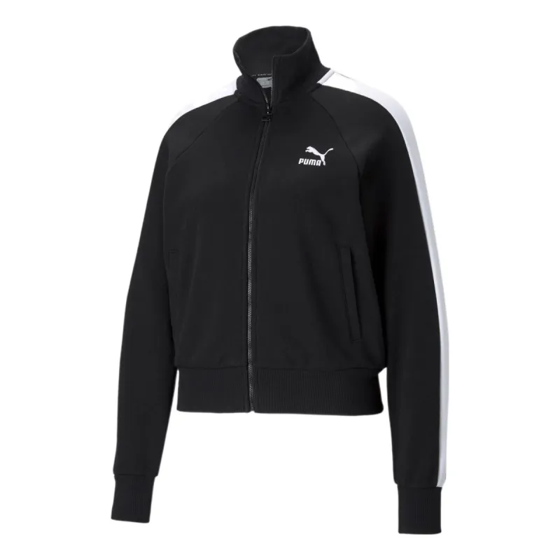 (WMNS) PUMA Iconic T7 Track Jacket 'Black' 530078-01 sold by KicksCrew