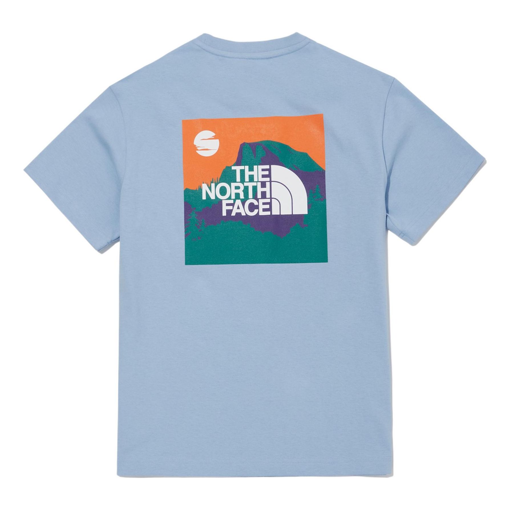 (WMNS) THE NORTH FACE Graphic T-shirt 'Blue' NT7UN11M sold by KicksCrew