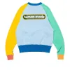HUMAN MADE Crazy Tsuriami Sweatshirt 'Blue' HM27CS027 sold by KicksCrew