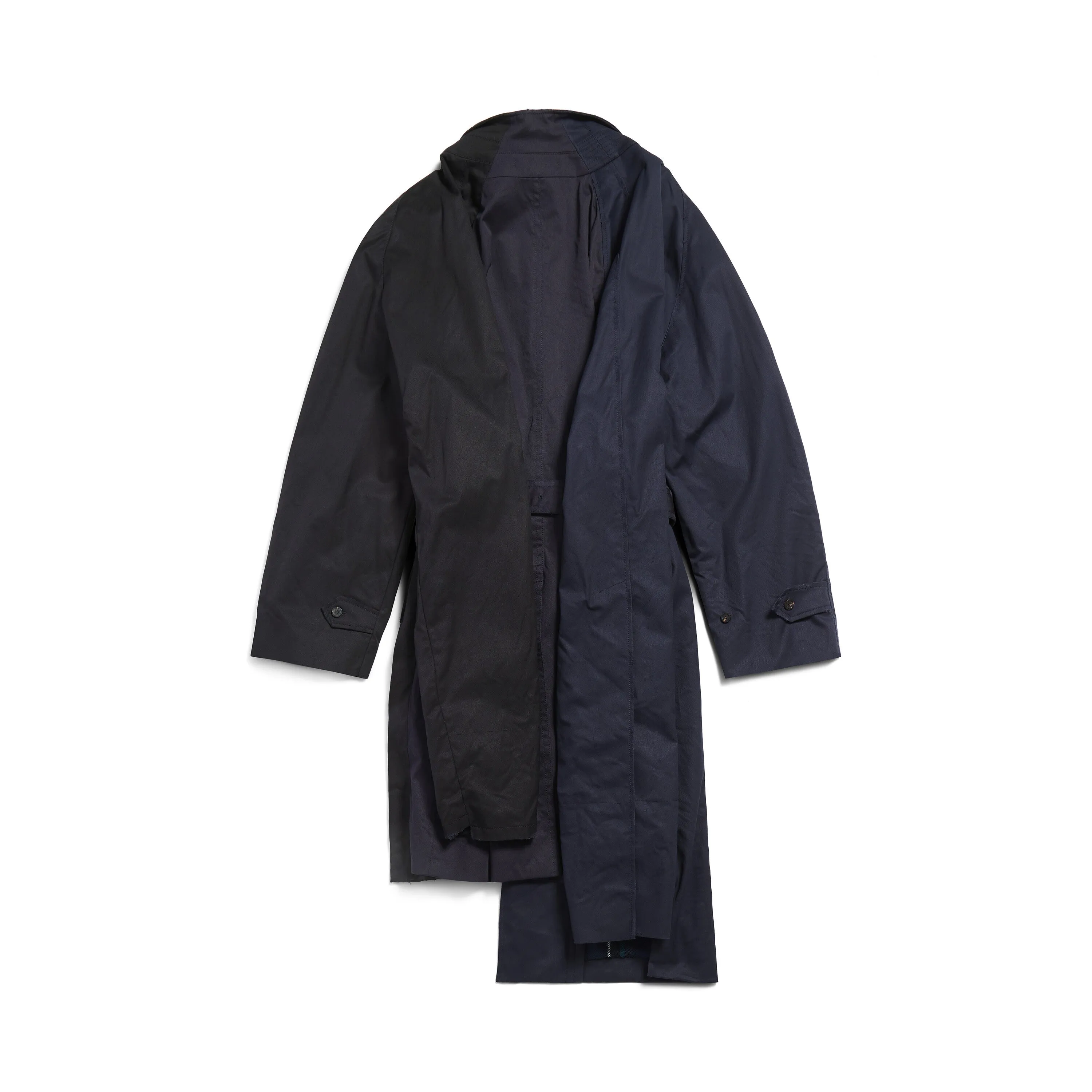 (WMNS) Balenciaga Double Sleeve Carcoat 'Black' 790759TKP061000 sold by KicksCrew product image thumbnail 2