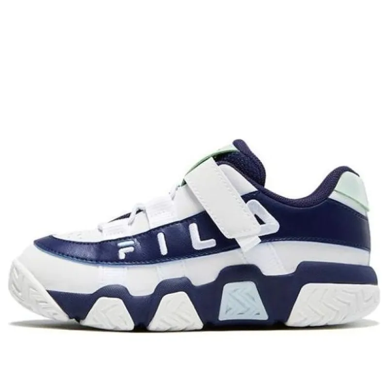 (PS) FILA Low-Top Basketball Shoes 'White Navy' K64B331204PGB sold by KicksCrew