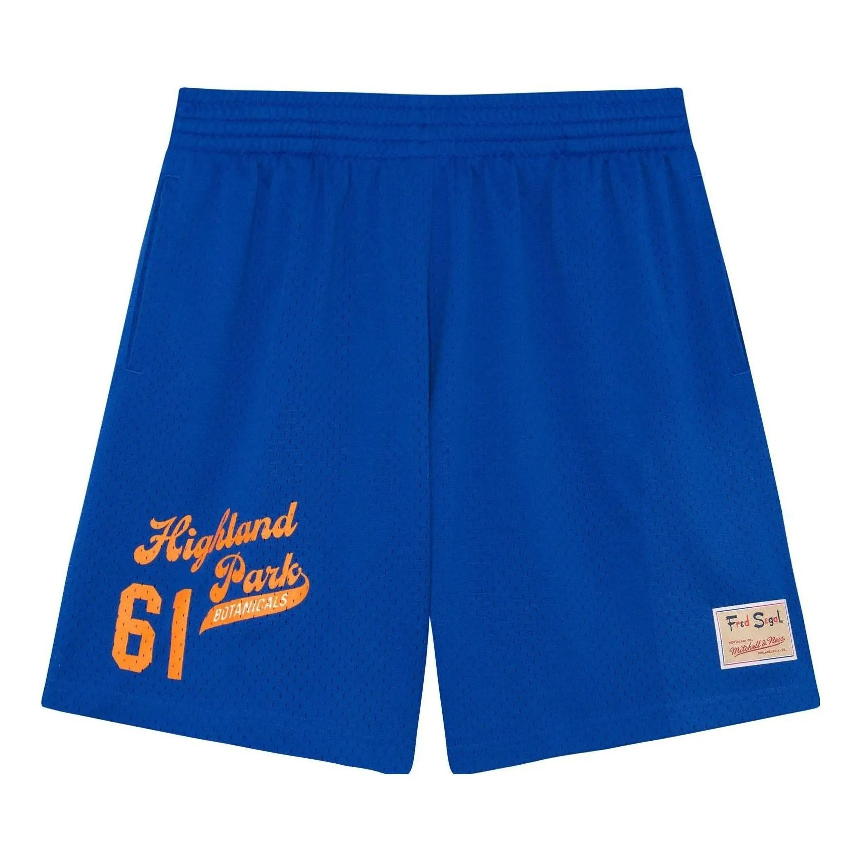 Mitchell & Ness x Fred Segal Highland Park Shorts 'Blue' BMMSDD20069-CLBROYA sold by KicksCrew