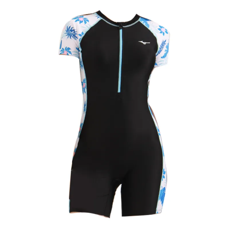 (WMNS) Mizuno One Piece Training Swimsuit 'Black' N2CA1332 sold by KicksCrew