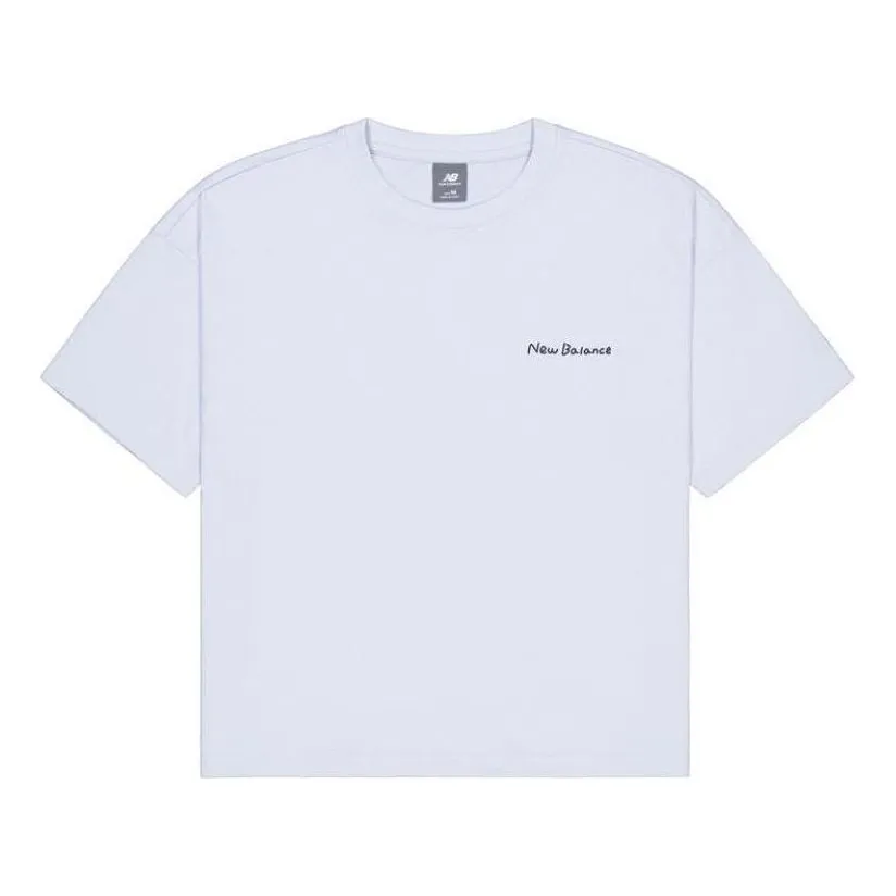 (WMNS) New Balance x Tombonia Skateboarding Graphic T-shirt 'Light Blue' AWT42321-SL1 sold by KicksCrew