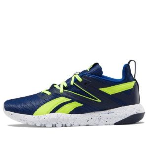 Reebok Mega Flexagon 'Vector Navy Yellow' H67651 sold by KicksCrew