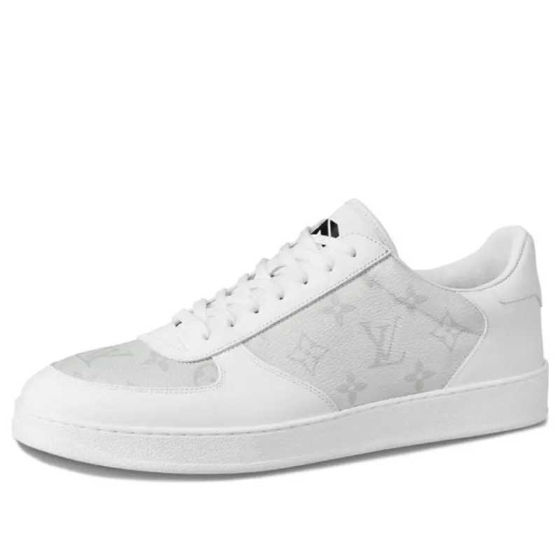 LOUIS VUITTON Rivoli Sneakers 'White with Grey Monogram' 1A5HW5 sold by KicksCrew