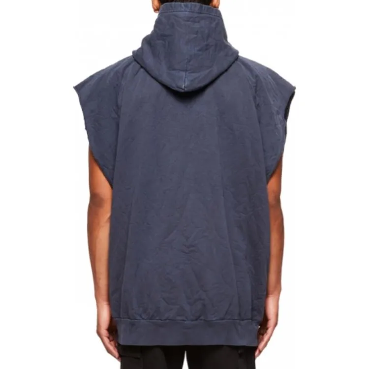 Balenciaga Est. 1917 College Logo Oversized Sleeveless Hooded Sweatshirt 'Navy' 697875TMV964140 sold by KicksCrew product image thumbnail 3