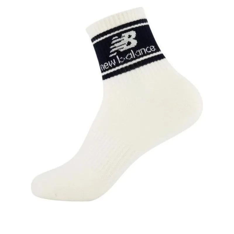 New Balance NB Logo Socks 'White' LAS34409-WT sold by KicksCrew