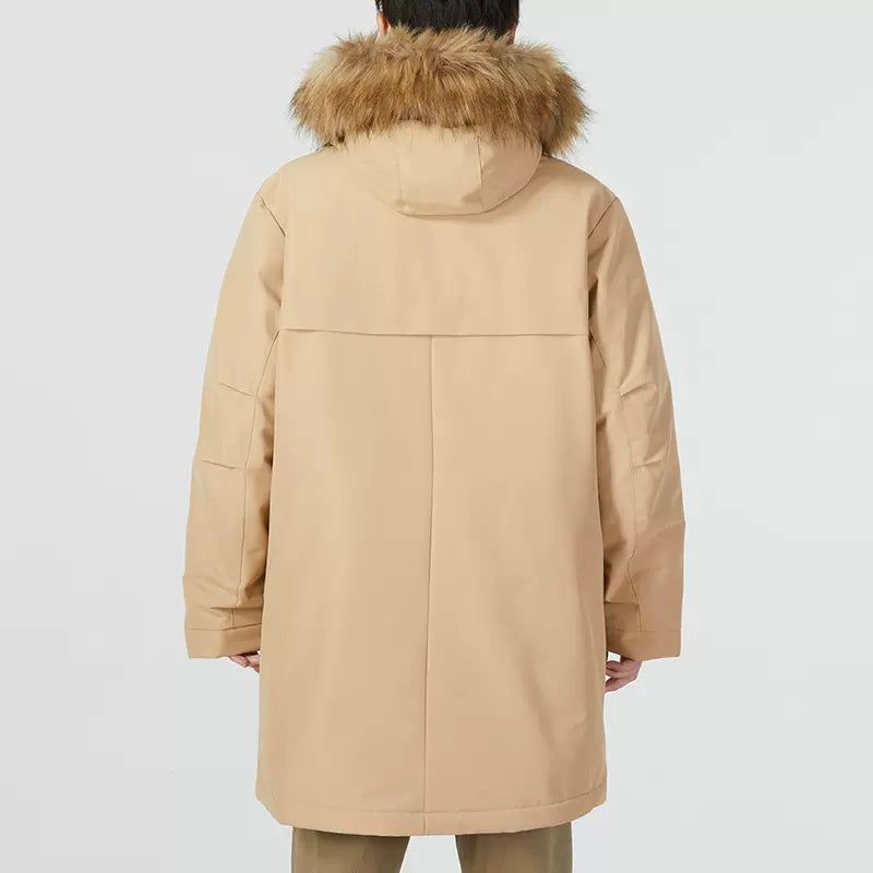 New Balance Long Puff Down Jacket 'Tan' 5PC44303-BEI sold by KicksCrew product image thumbnail 3