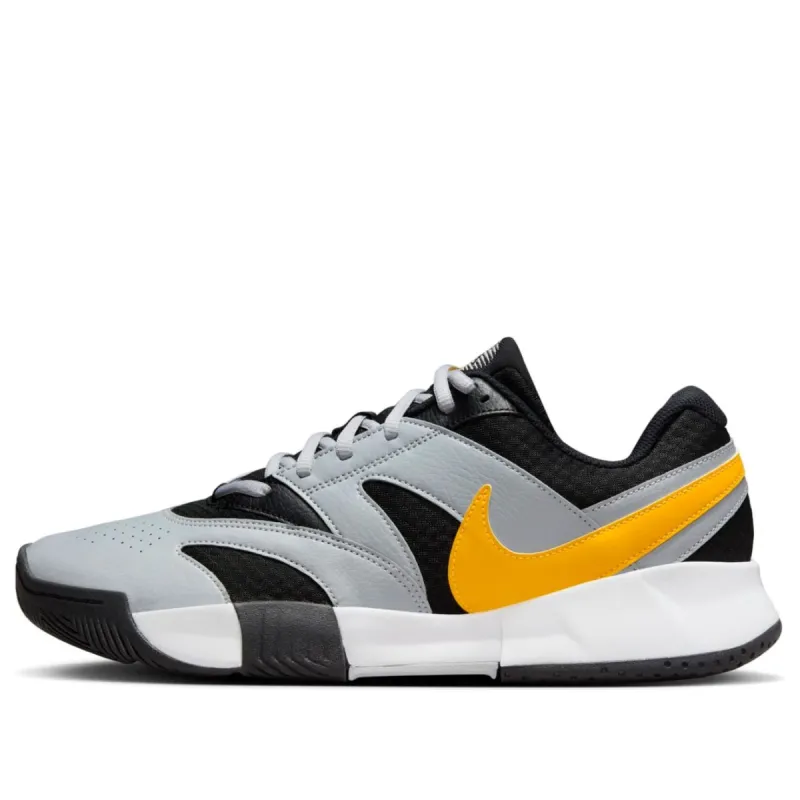 NikeCourt Lite 4 'Black Wolf Grey Orange' FD6574-005 sold by KicksCrew