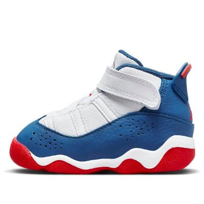 (TD) Air Jordan 6 Rings 'White True Blue' 323420-140 sold by KicksCrew