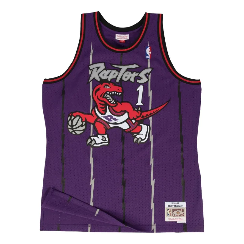 Mitchell & Ness x NBA Toronto Raptors 1998-99 Road Swingman Jersey 'Tracy McGrady 1' MN-NBA-353J-336-FGYTMC-TORRAP sold by KicksCrew