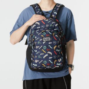 Puma Academy Backpack 'Blue Black Yellow Red' 079133-07 sold by KicksCrew