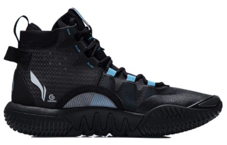Li-Ning Badfive 2 High 'Black Blue' ABFR001-1 sold by KicksCrew