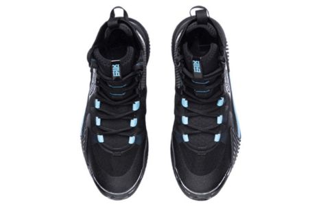 Li-Ning Badfive 2 High 'Black Blue' ABFR001-1 sold by KicksCrew