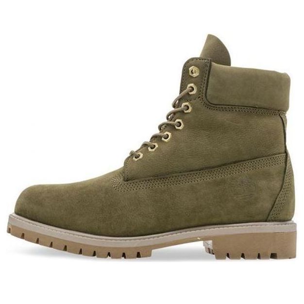 Timberland 6 Inch Premium Waterproof Boot 'Olive Nubuck' A1YQ1 sold by KicksCrew