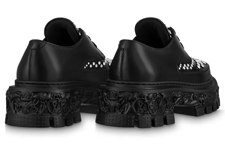 LOUIS VUITTON Derby LV Baroque Shoes 'Black' 1ABLO4 sold by KicksCrew product image thumbnail 3