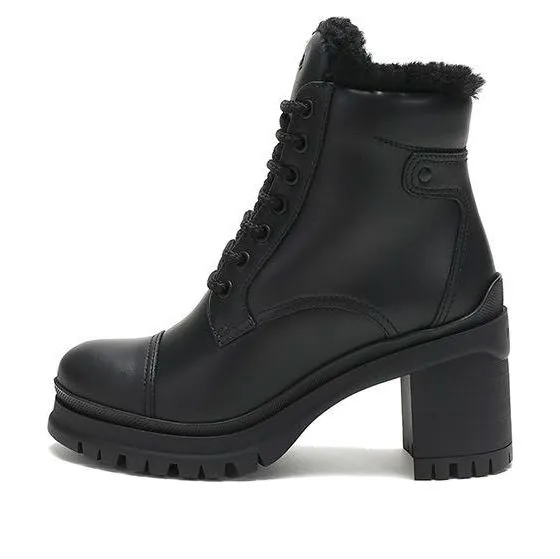 (WMNS) PRADA Fur Lined Ankle Boots 'Black' 1T584L_3KK9_F0002_F_ZF55 sold by KicksCrew