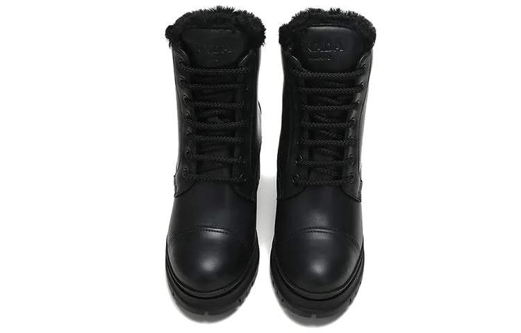 (WMNS) PRADA Fur Lined Ankle Boots 'Black' 1T584L_3KK9_F0002_F_ZF55 sold by KicksCrew product image thumbnail 4