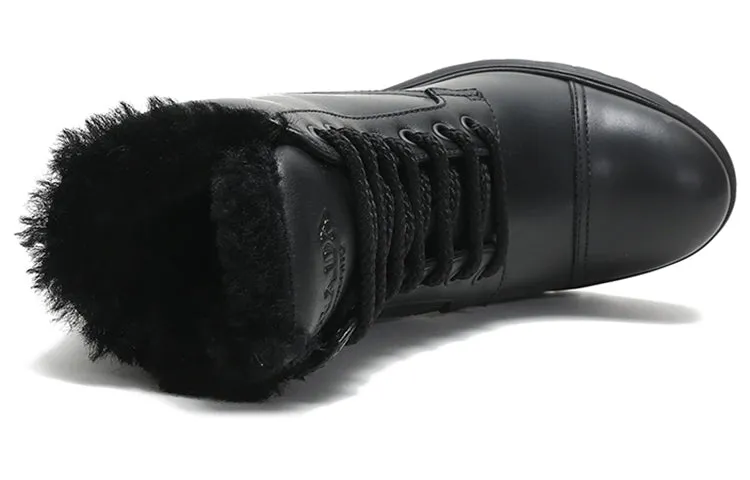 (WMNS) PRADA Fur Lined Ankle Boots 'Black' 1T584L_3KK9_F0002_F_ZF55 sold by KicksCrew product image thumbnail 5