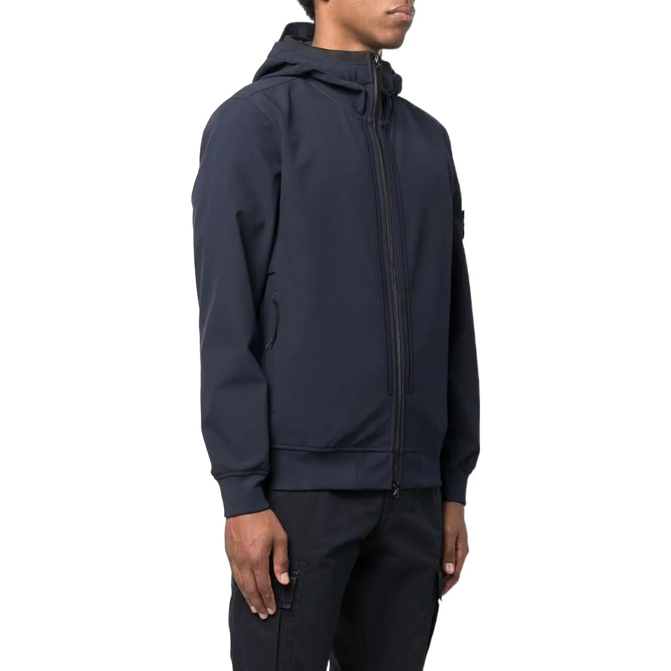 STONE ISLAND Soft Shell-R Hooded Jacket 'Navy' 761540427-V0020 sold by KicksCrew product image thumbnail 3