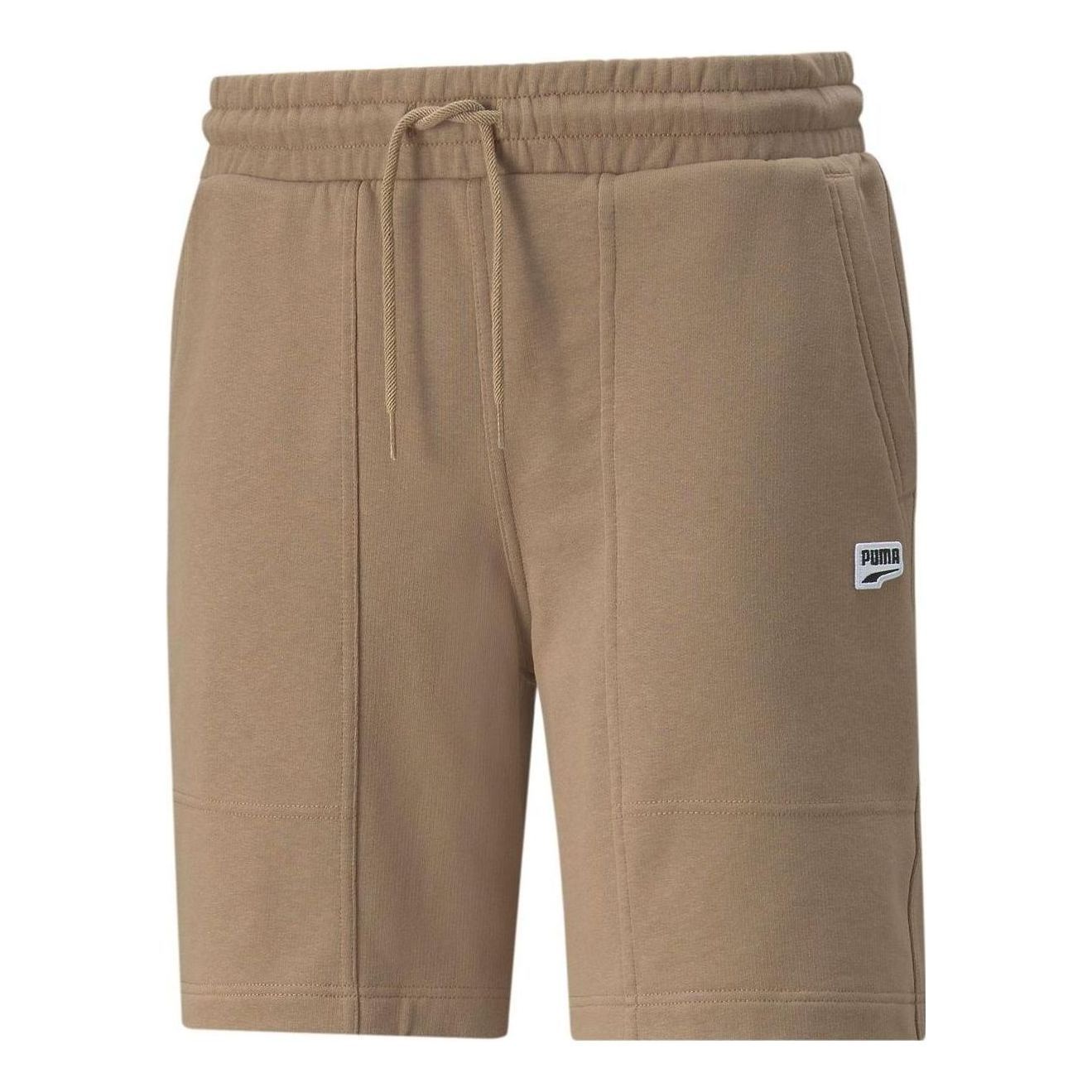 Puma Small Logo Shorts 'Brown' 535372-63 sold by KicksCrew