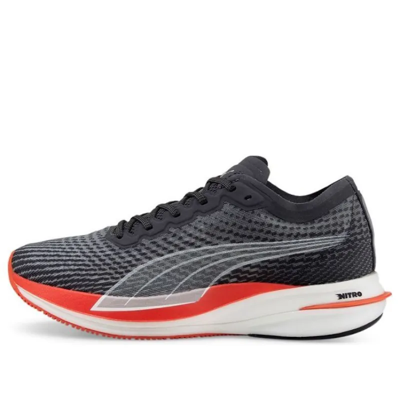 Puma Deviate Nitro 'Black Grey Red' 194449-14 sold by KicksCrew