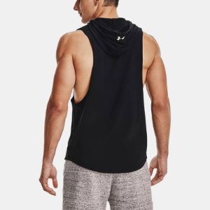 Under Armour Project Rock Gym Hoodie Sleeveless 'Black' 1365215-001 sold by KicksCrew