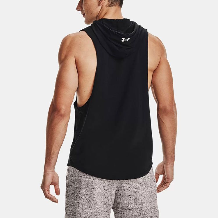 Under Armour Project Rock Gym Hoodie Sleeveless 'Black' 1365215-001 sold by KicksCrew product image thumbnail 5