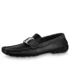 LOUIS VUITTON Monte Carlo Moccasin Shoes 'Black' 1A8F78 sold by KicksCrew