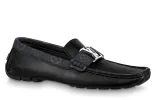 LOUIS VUITTON Monte Carlo Moccasin Shoes 'Black' 1A8F78 sold by KicksCrew