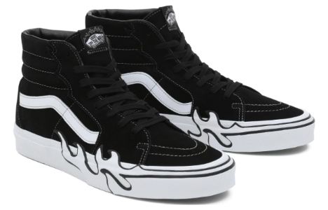 Vans SK8-Hi Flame Shoes 'Flame - Black' VN0005UJBZW sold by KicksCrew
