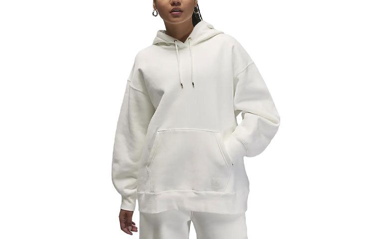 (WMNS) Air Jordan Flight Fleece Pullover Hoodie 'Sail' FB5110-133 sold by KicksCrew product image thumbnail 2