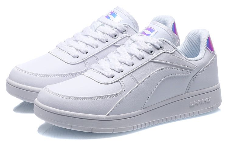(WMNS) Li-Ning Classic Skateboarding Low 'White Laser' AGCP422-3 sold by KicksCrew product image thumbnail 3