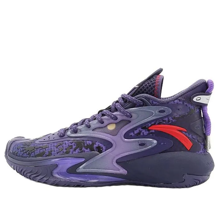 ANTA Shock The Game 5 Mid 'Purple Red' 112131601S-2 sold by KicksCrew