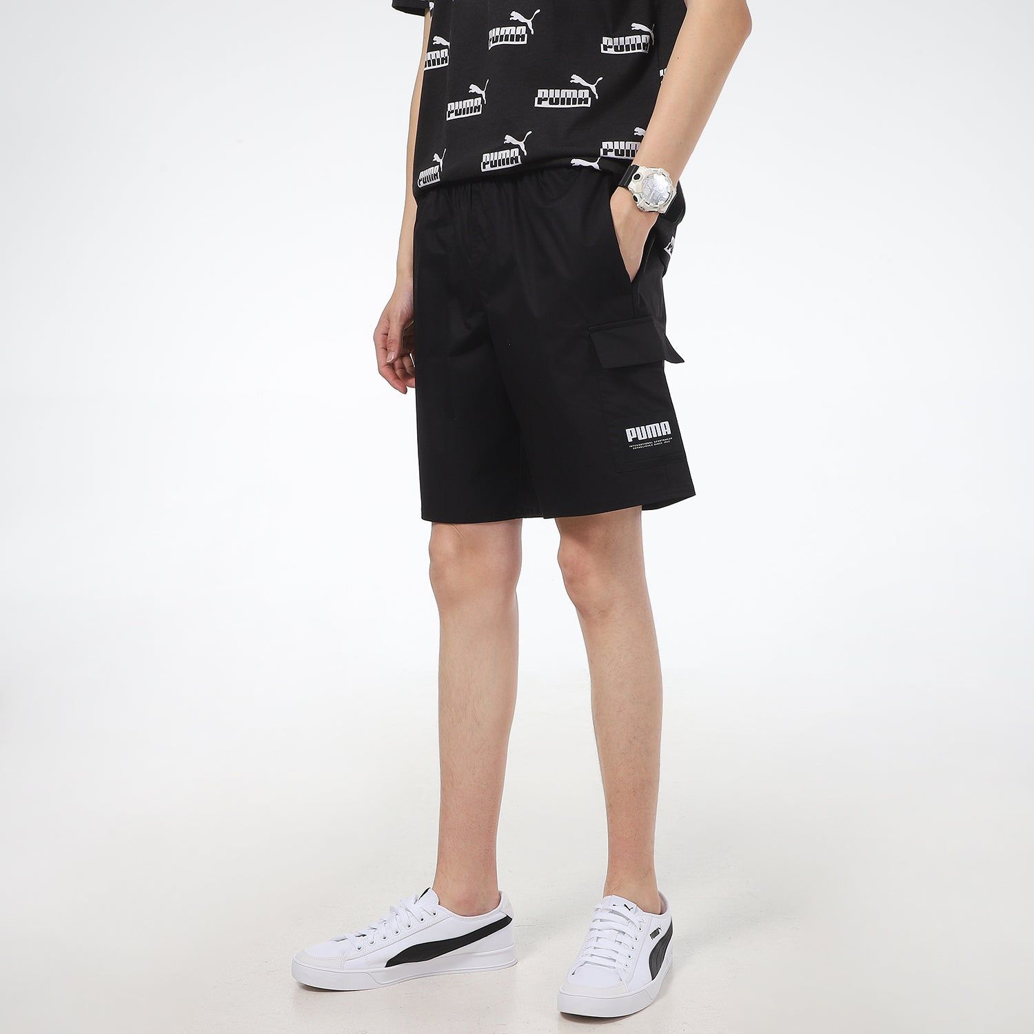 Puma Cargo Shorts 'Black' 845860-01 sold by KicksCrew product image thumbnail 5