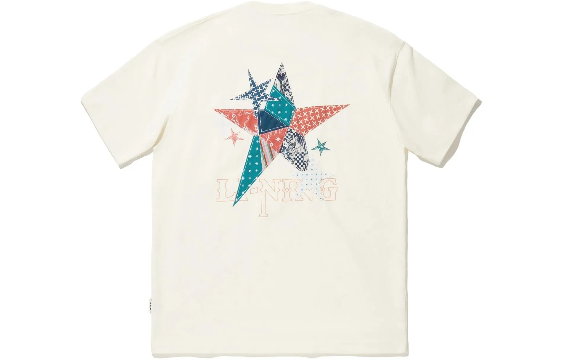 Li-Ning Star Graphic T-shirt 'Beige' AHSU251-1 sold by KicksCrew product image thumbnail 2