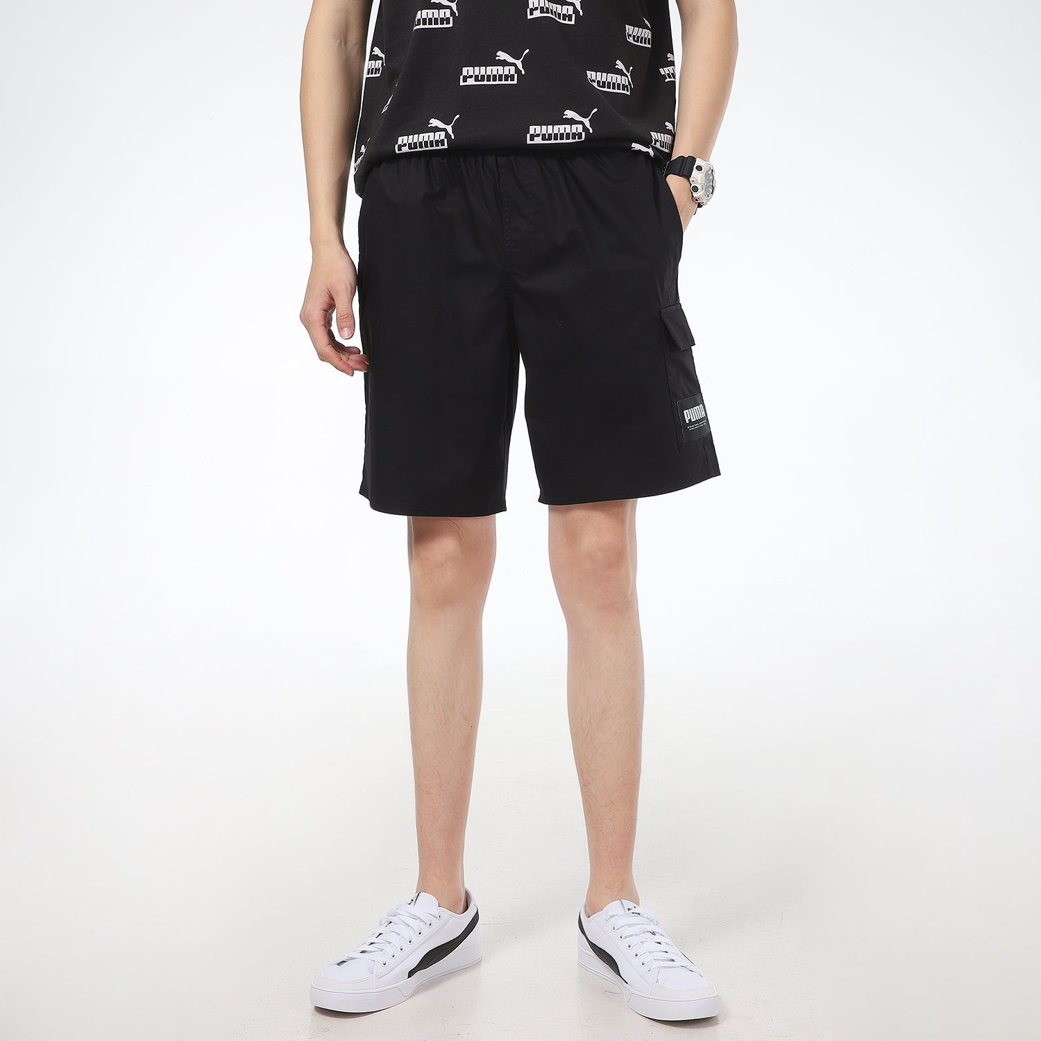 Puma Cargo Shorts 'Black' 845860-01 sold by KicksCrew product image thumbnail 3