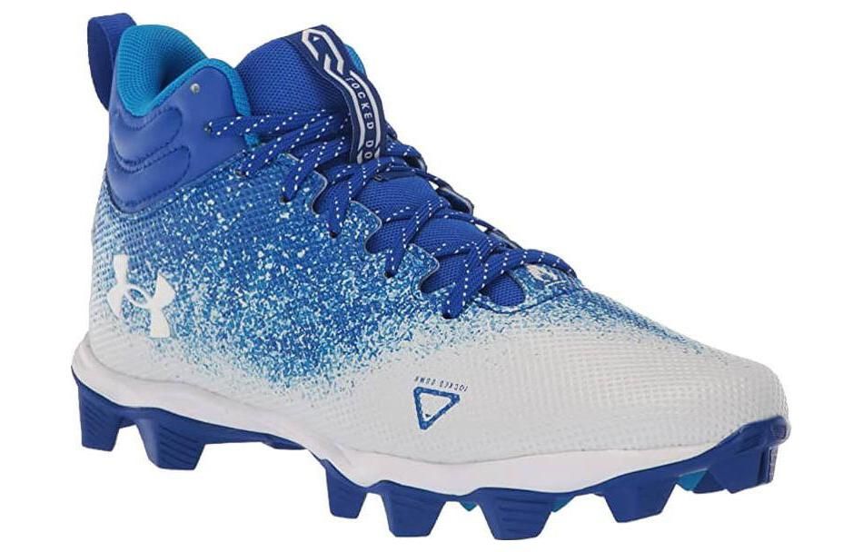 Under Armour Spotlight Franchise 2.0 RM Football Cleats 'Blue White' 3025083400 sold by KicksCrew product image thumbnail 3