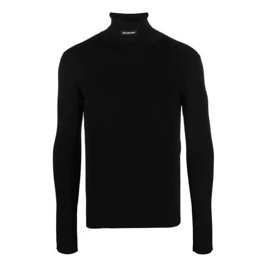 Balenciaga Fitted Turtleneck Sweater 'Black' 682003T51751000 sold by KicksCrew