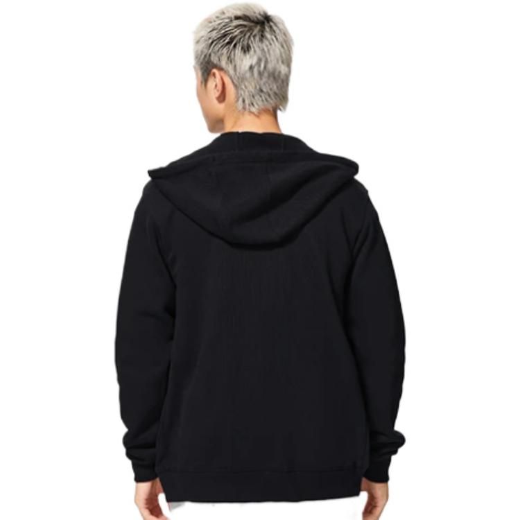 Li-Ning Label Logo Hooded Jacket 'Black' AWDSB17-1 sold by KicksCrew product image thumbnail 4