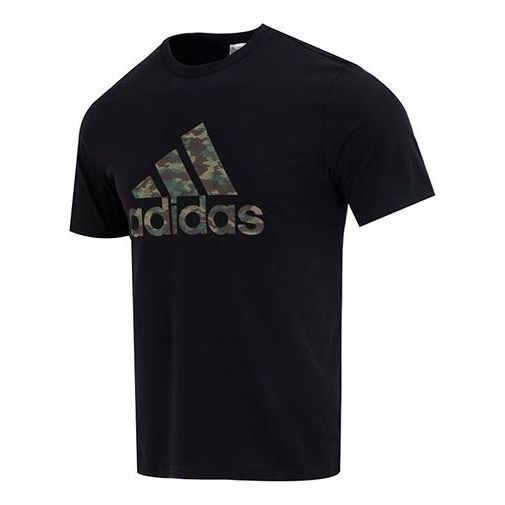 adidas Camo Short Sleeve T-shirt 'Black' HS3215 sold by KicksCrew