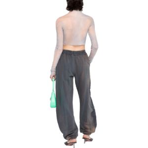 (WMNS) Off-White Laundry Twisted Sweat Pant 'Brown' OWCH018S23JER0016000 sold by KicksCrew