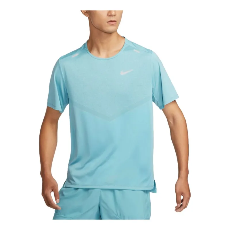 Nike Dri-FIT Rise 365 Running T-shirt Asia Sizing 'Light Blue' CZ9185-464 sold by KicksCrew