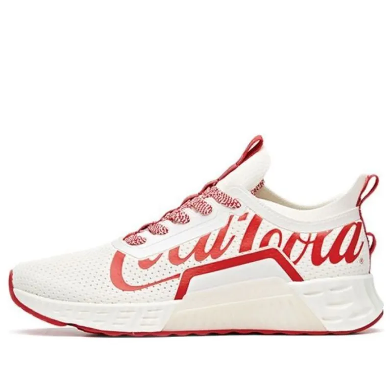 ANTA x Coca Cola Training Series Sneakers 'White Red' 112027785-4 sold by KicksCrew