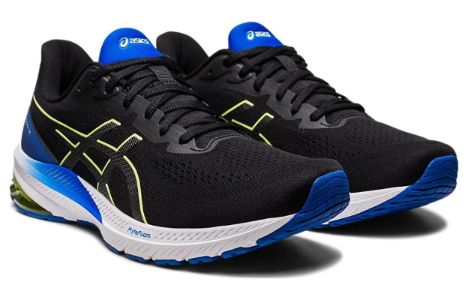 ASICS GT 1000 12 'Black Blue Yellow' 1011B631-002 sold by KicksCrew