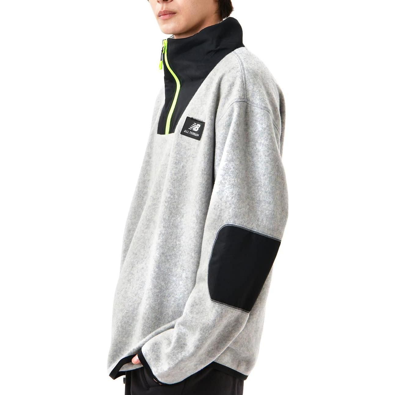 New Balance AT Spinnex 1/4 Zip Top 'Grey Multi' MT23527-GML sold by KicksCrew product image thumbnail 4