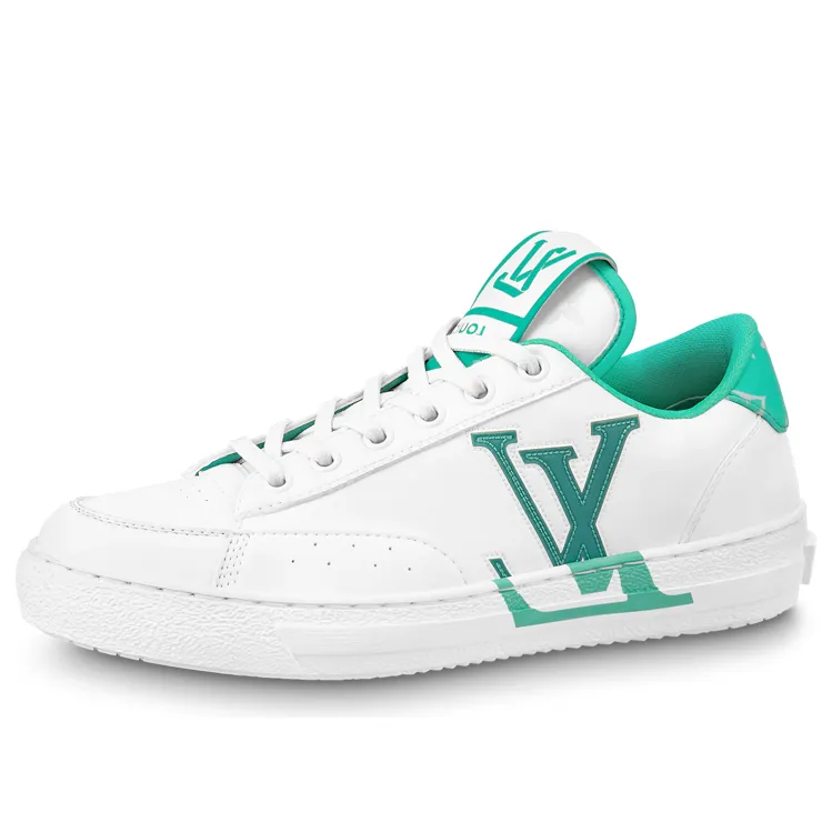 (WMNS) LOUIS VUITTON Charlie Sneakers 'White Teal' 1AAVZ6 sold by KicksCrew