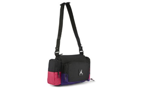 Air Jordan Logo Crossbody Bag 'Black Red' DD3029-010 sold by KicksCrew